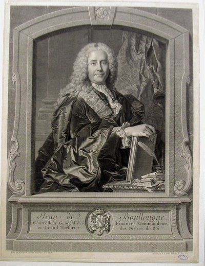 Portrait of Jean-Louis de Boullongne by Hyacinthe Francois Rigaud